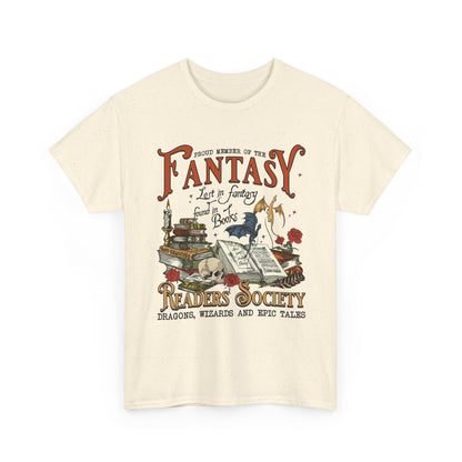 Fantasy Reader Society T-Shirt Booklover Tee