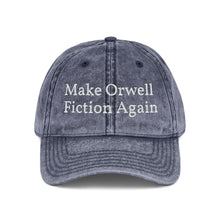 Make Orwell Fiction Again Embroidered Vintage Cap