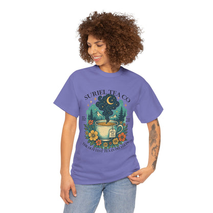 Suriel Tea Co. Vintage Tea Cup T-Shirt  Graphic Tee