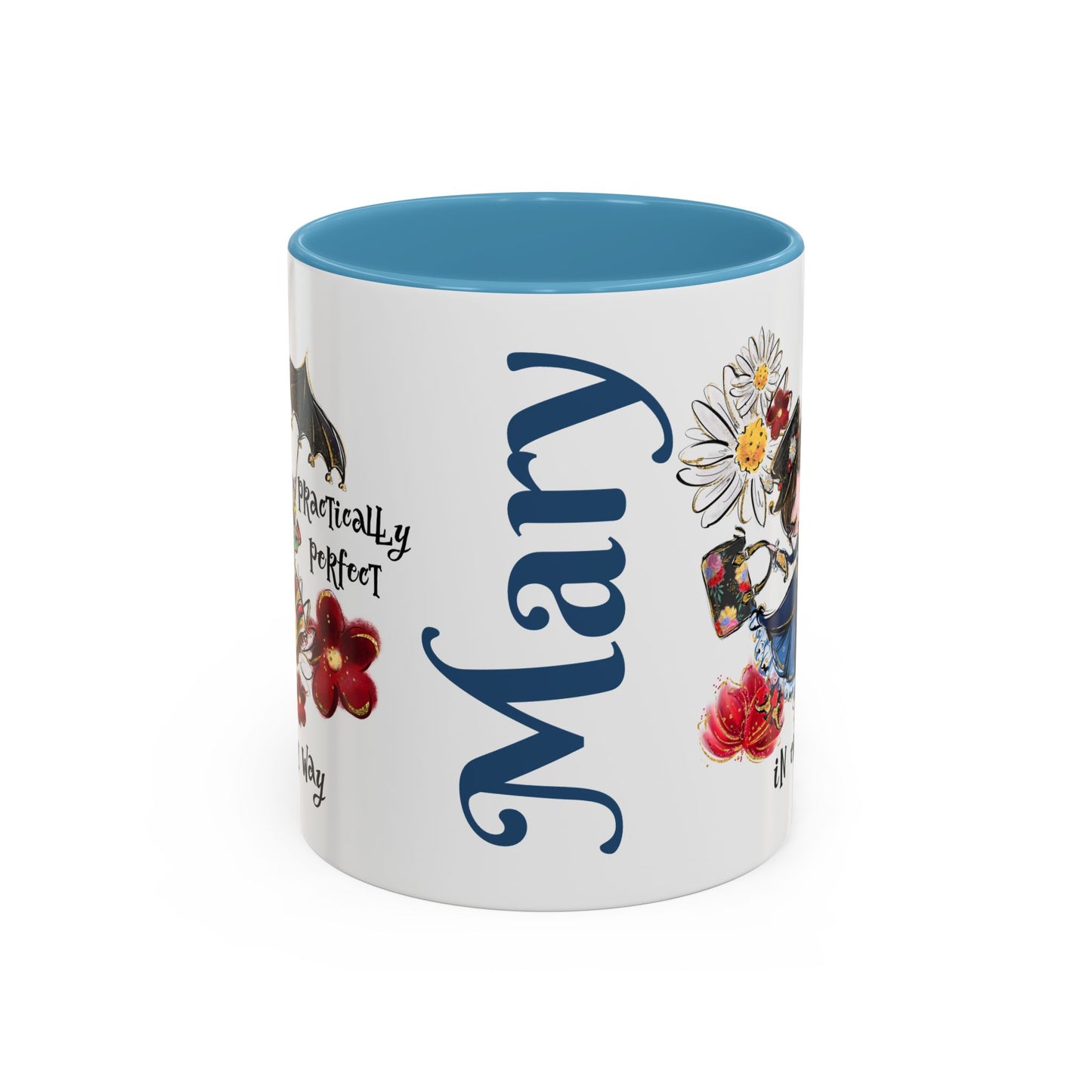 Accent Coffee Mug — 'Practically Perfect in Every Way'