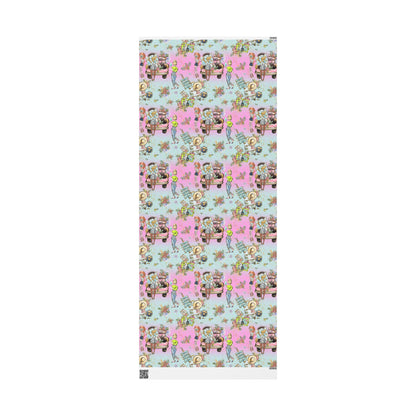Wanderlust Wrapping Paper - Fun travel Gift Wrap