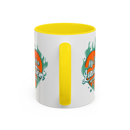 Customizable Accent Coffee Mug — "My Energy Is a Luxury Item" Heart Design