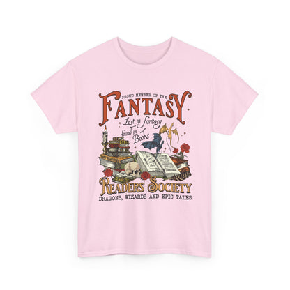 Fantasy Reader Society T-Shirt Booklover Tee