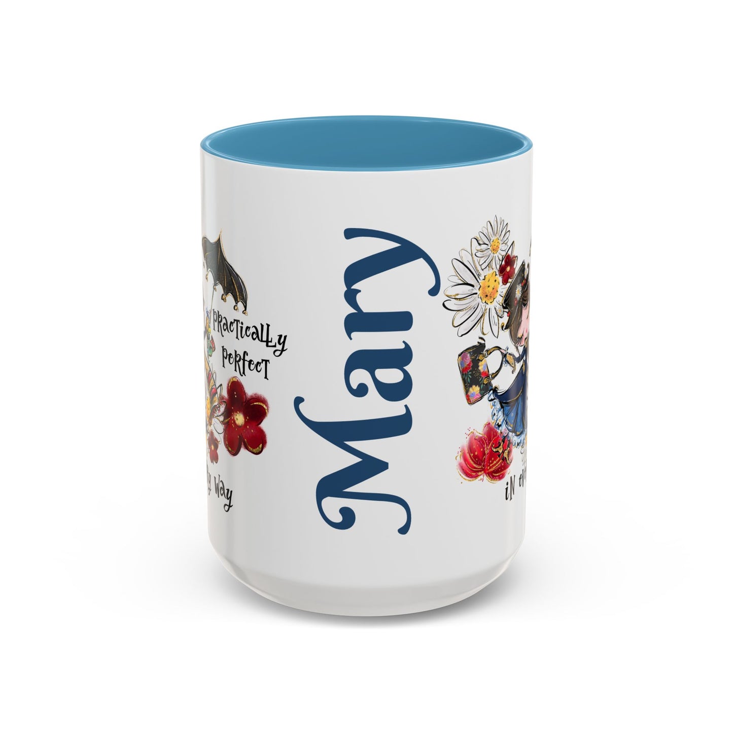 Accent Coffee Mug — 'Practically Perfect in Every Way'