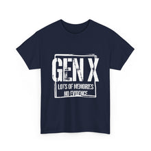 Gen X Tee — "Gen X: Lots of Memories, No Evidence" Vintage Retro Shirt