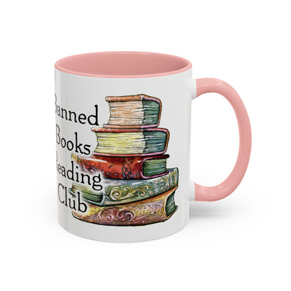 Banned Books Reading Club - Accent Coffee Mug (11, 15oz)