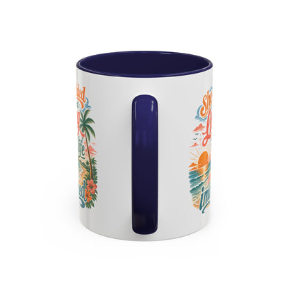 *Customizable* Living the Life Coffee Mug — "She Decided to Start Living the Life She Had Imagined"