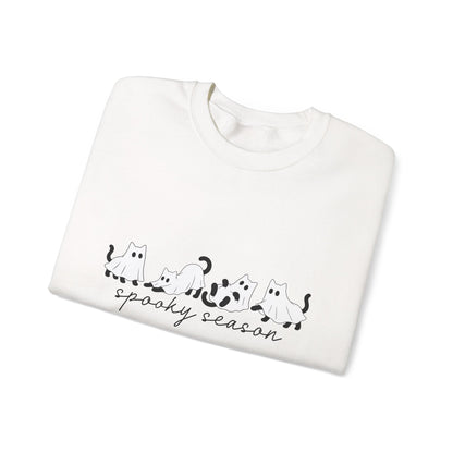 Spooky Season Cats Crewneck Sweatshirt