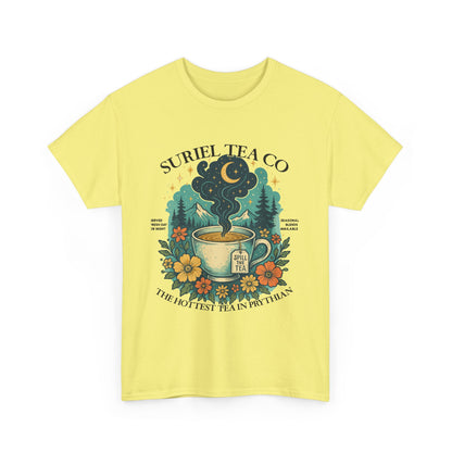 Suriel Tea Co. Vintage Tea Cup T-Shirt  Graphic Tee