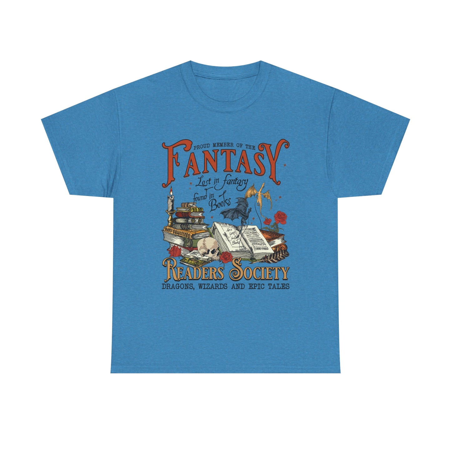 Fantasy Reader Society T-Shirt Booklover Tee