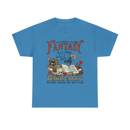 Fantasy Reader Society T-Shirt Booklover Tee