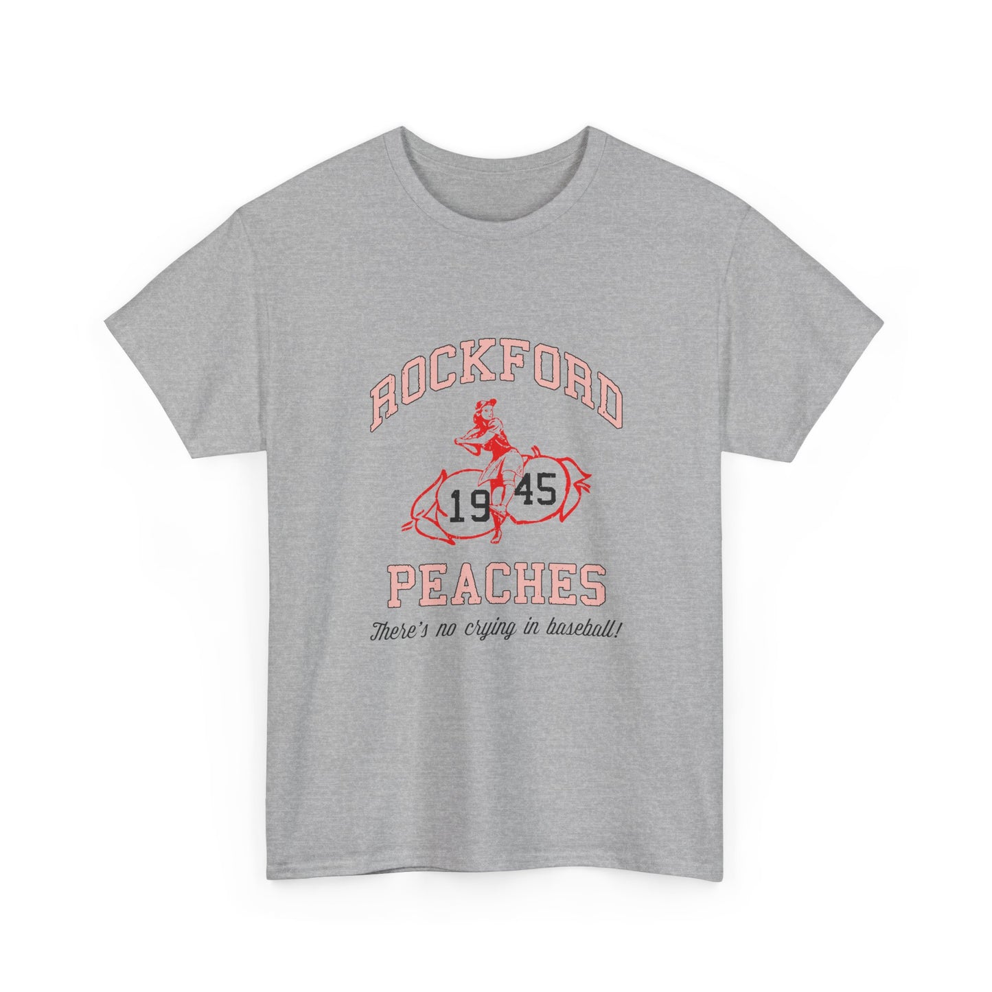 T-Shirt — Peaches 1945 Vintage Softball Retro Graphic Tee