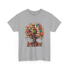 Book Tree T-Shirt – Literary Tree of Books Graphic Tee for Book Lovers
