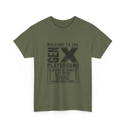 T-Shirt — 'Welcome to the Gen X Playground' Graphic Tee