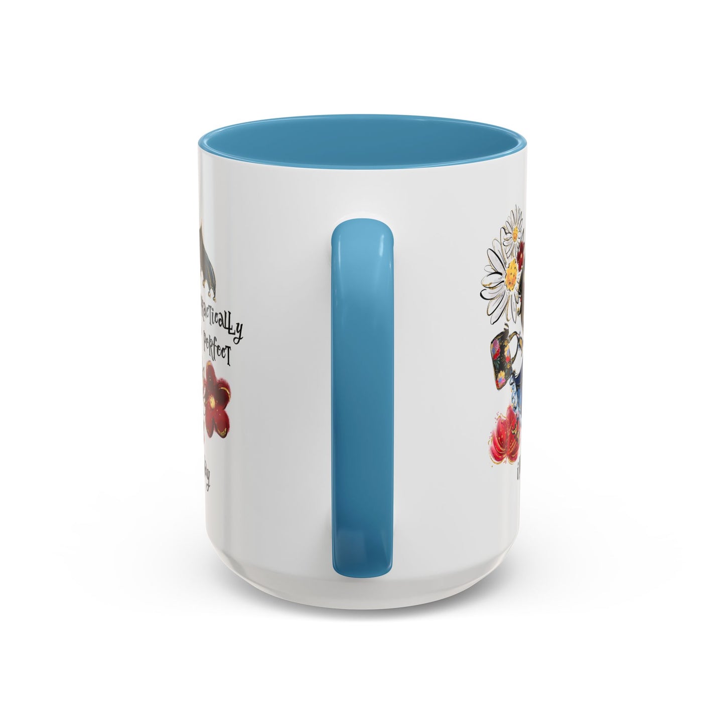 Customizable Accent Coffee Mug — 'Practically Perfect in Every Way'