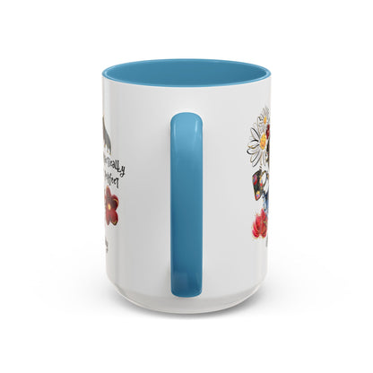Customizable Accent Coffee Mug — 'Practically Perfect in Every Way'