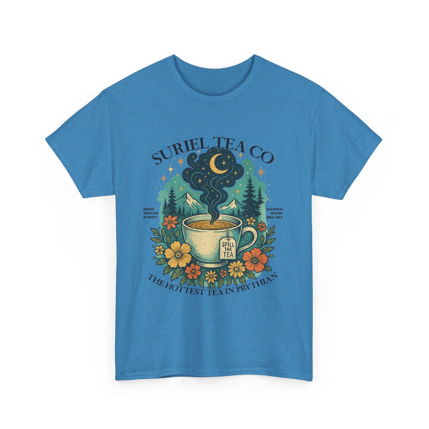 Suriel Tea Co. Vintage Tea Cup T-Shirt  Graphic Tee