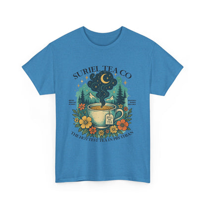 Suriel Tea Co. Vintage Tea Cup T-Shirt  Graphic Tee