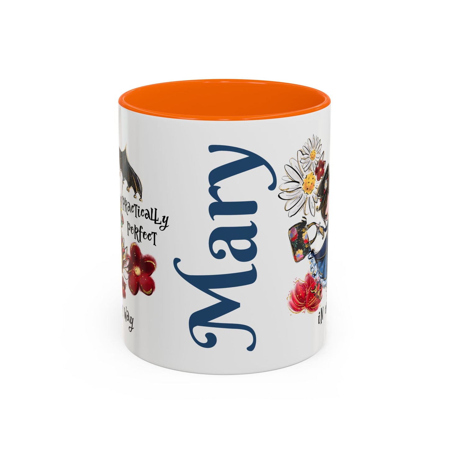 Accent Coffee Mug — 'Practically Perfect in Every Way'
