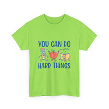 "You Can Do Hard Things" Back to  School Tee with Cute Characters