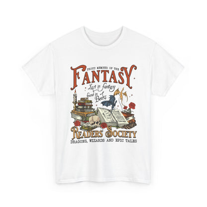 Fantasy Reader Society T-Shirt Booklover Tee