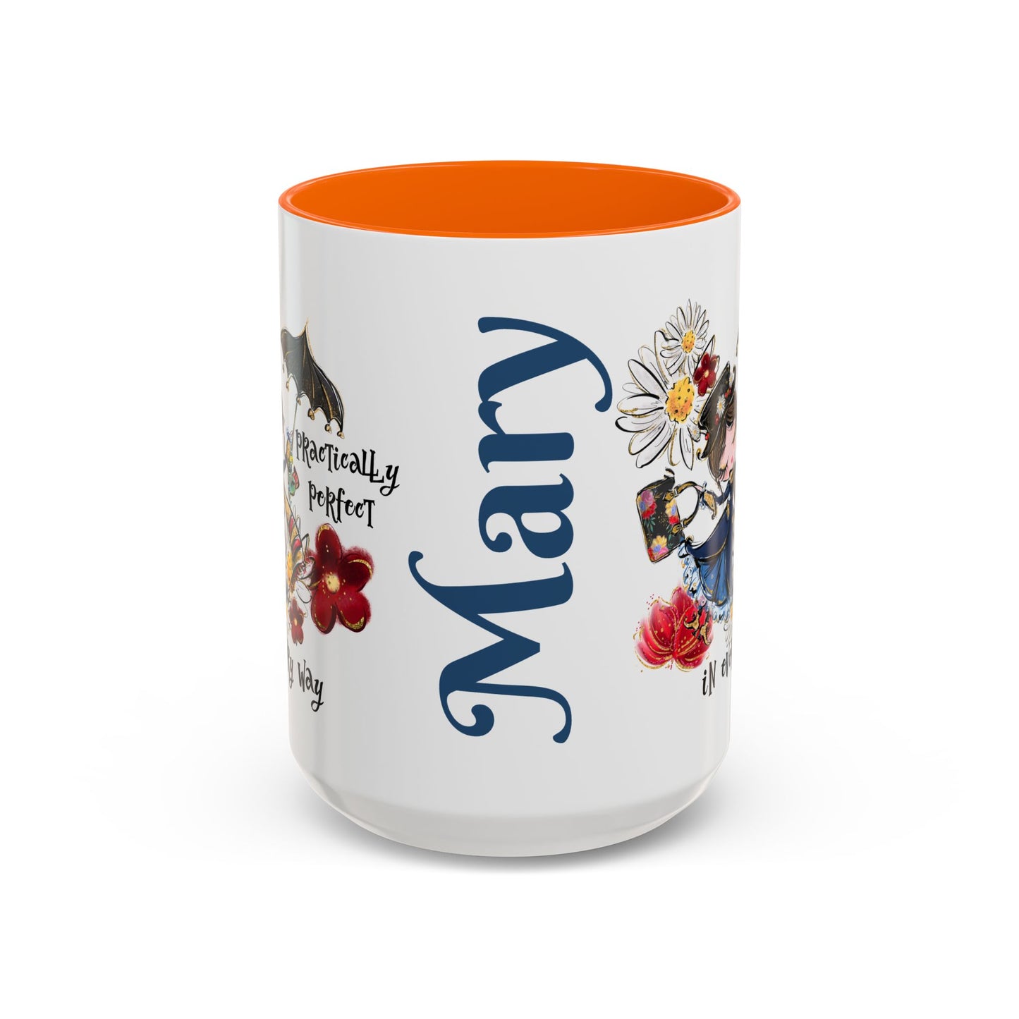 Accent Coffee Mug — 'Practically Perfect in Every Way'