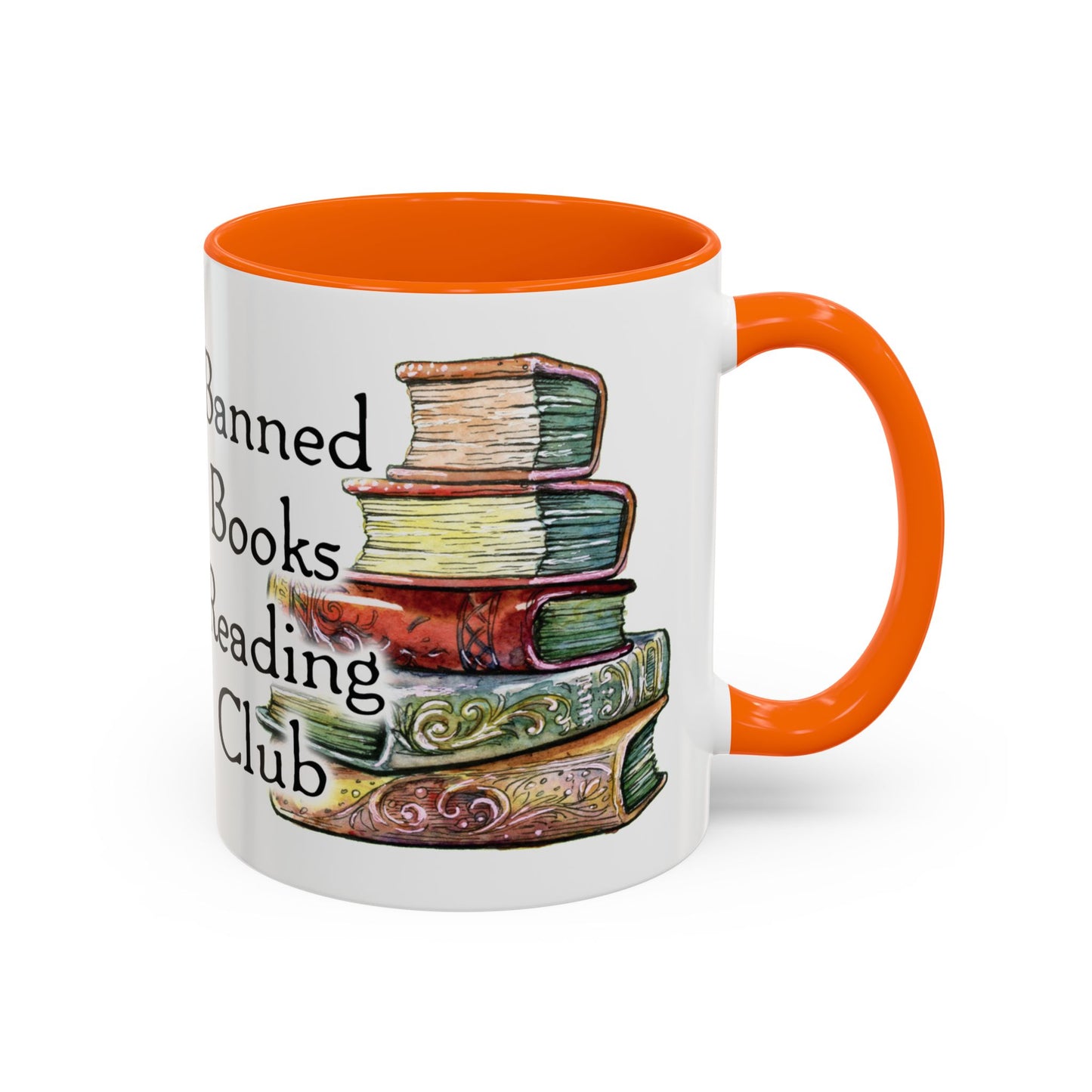 Banned Books Reading Club - Accent Coffee Mug (11, 15oz)