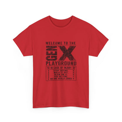 T-Shirt — 'Welcome to the Gen X Playground' Graphic Tee