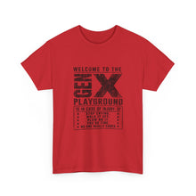 T-Shirt — 'Welcome to the Gen X Playground' Graphic Tee