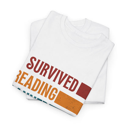 I Survived Reading Banned Books T-Shirt — Funny Reader Freedom Tee
