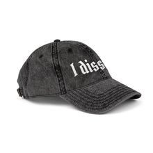 Embroidered 'I Dissent' Vintage Cap - White text