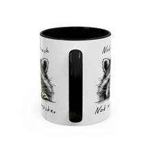 Not My Trash Not My Dumpster Raccoon Accent Coffee Mug