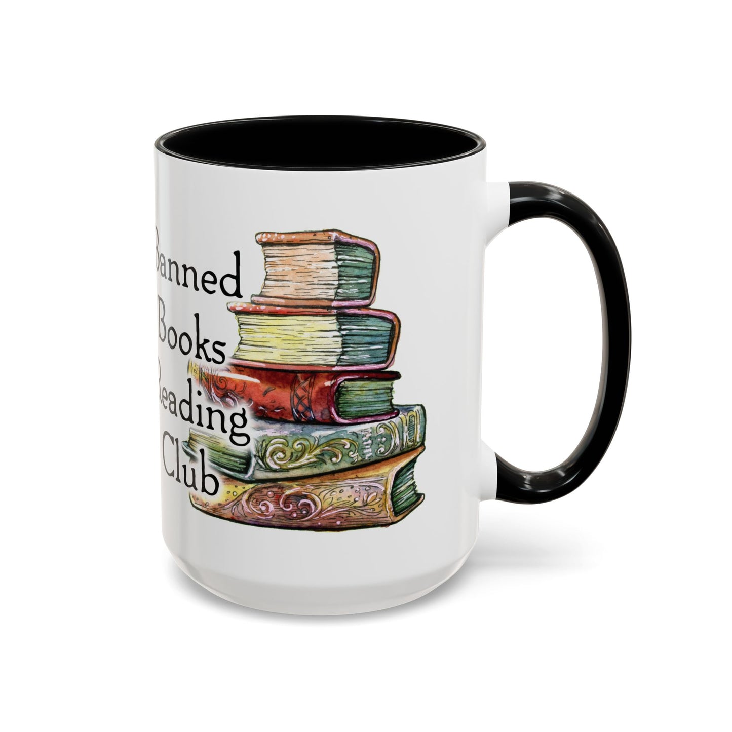 Banned Books Reading Club - Accent Coffee Mug (11, 15oz)