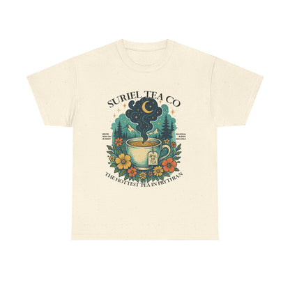 Suriel Tea Co. Vintage Tea Cup T-Shirt  Graphic Tee
