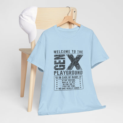 T-Shirt — 'Welcome to the Gen X Playground' Graphic Tee