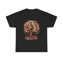 Book Tree T-Shirt – Literary Tree of Books Graphic Tee for Book Lovers