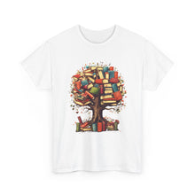 Book Tree T-Shirt – Literary Tree of Books Graphic Tee for Book Lovers