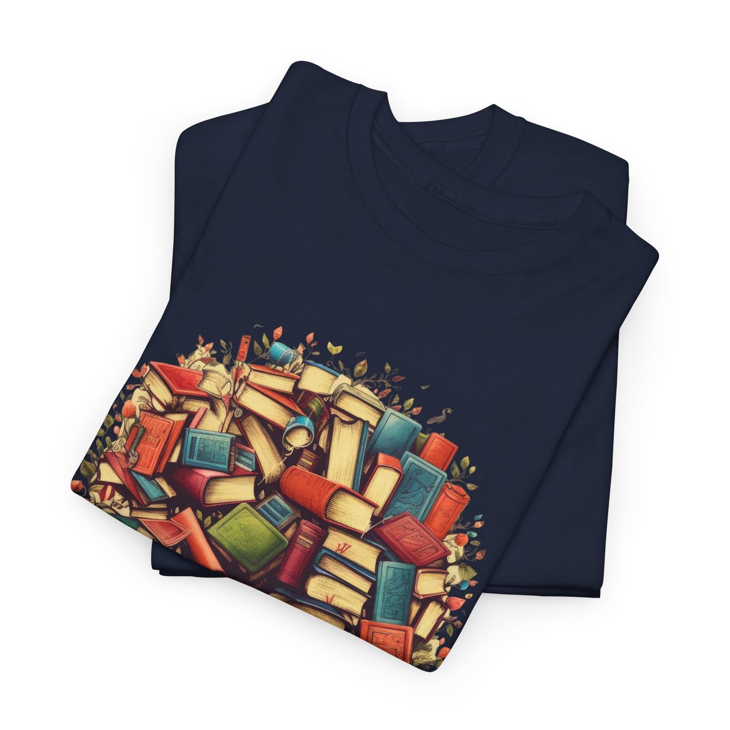 Book Tree T-Shirt – Literary Tree of Books Graphic Tee for Book Lovers