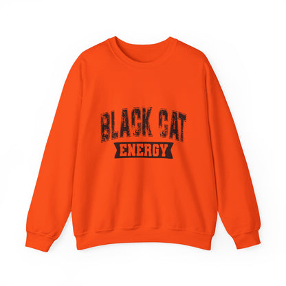 Black Cat Energy Crewneck Sweatshirt