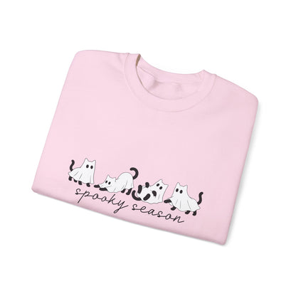 Spooky Season Cats Crewneck Sweatshirt