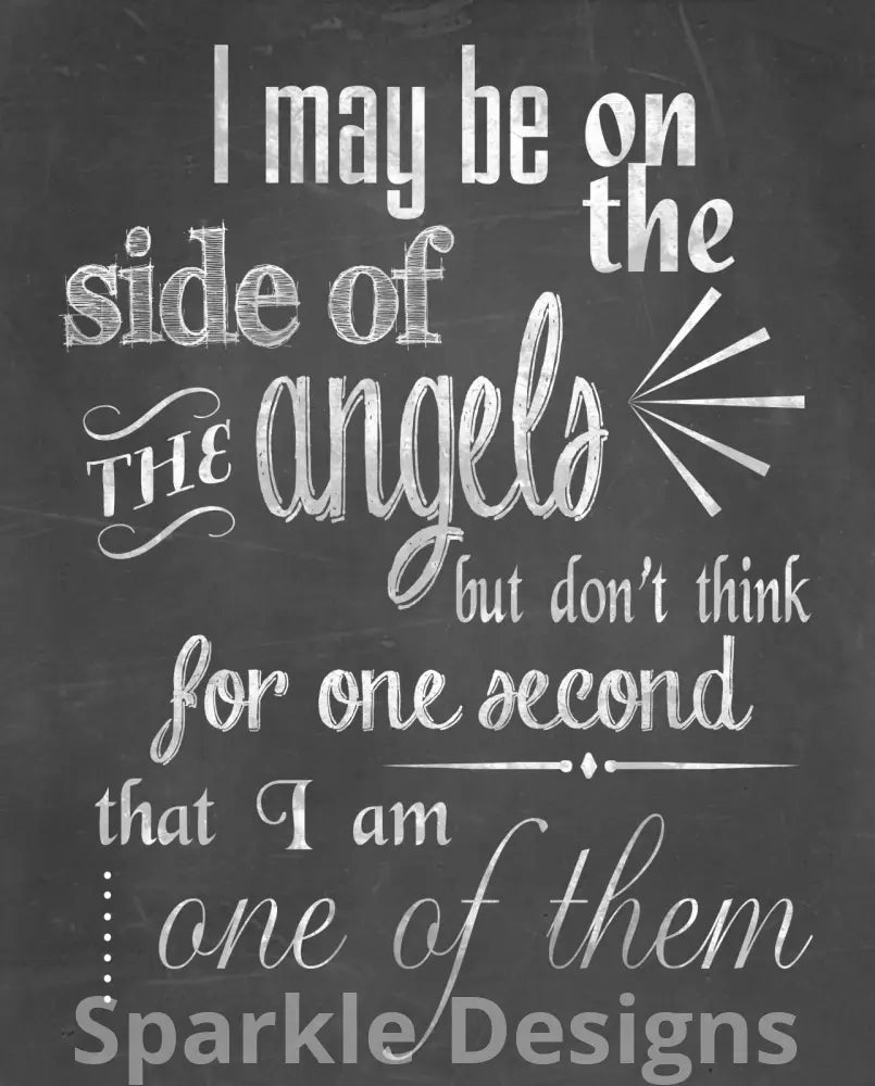On the side of the angels