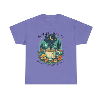Suriel Tea Co. Vintage Tea Cup T-Shirt  Graphic Tee