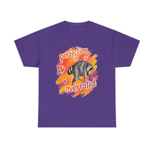 T-Shirt — "Perfection Is Overrated" Raccoon Graphic Tee