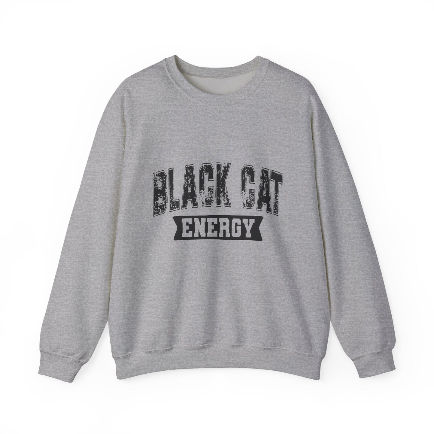 Black Cat Energy Crewneck Sweatshirt