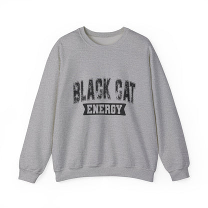 Black Cat Energy Crewneck Sweatshirt