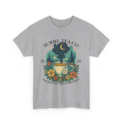 Suriel Tea Co. Vintage Tea Cup T-Shirt  Graphic Tee