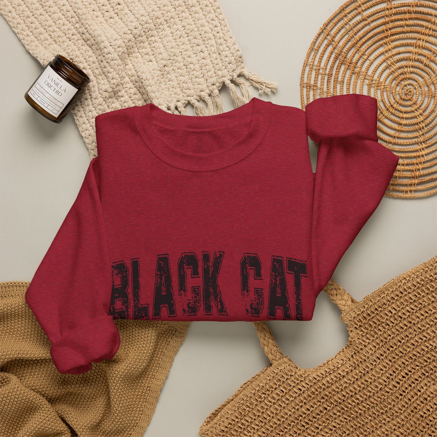 Black Cat Energy Crewneck Sweatshirt