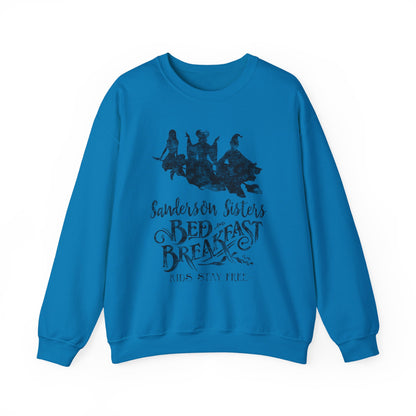 Sanderson Sisters Bed & Breakfast Crewneck Sweatshirt -  Witchy Graphic Pullover