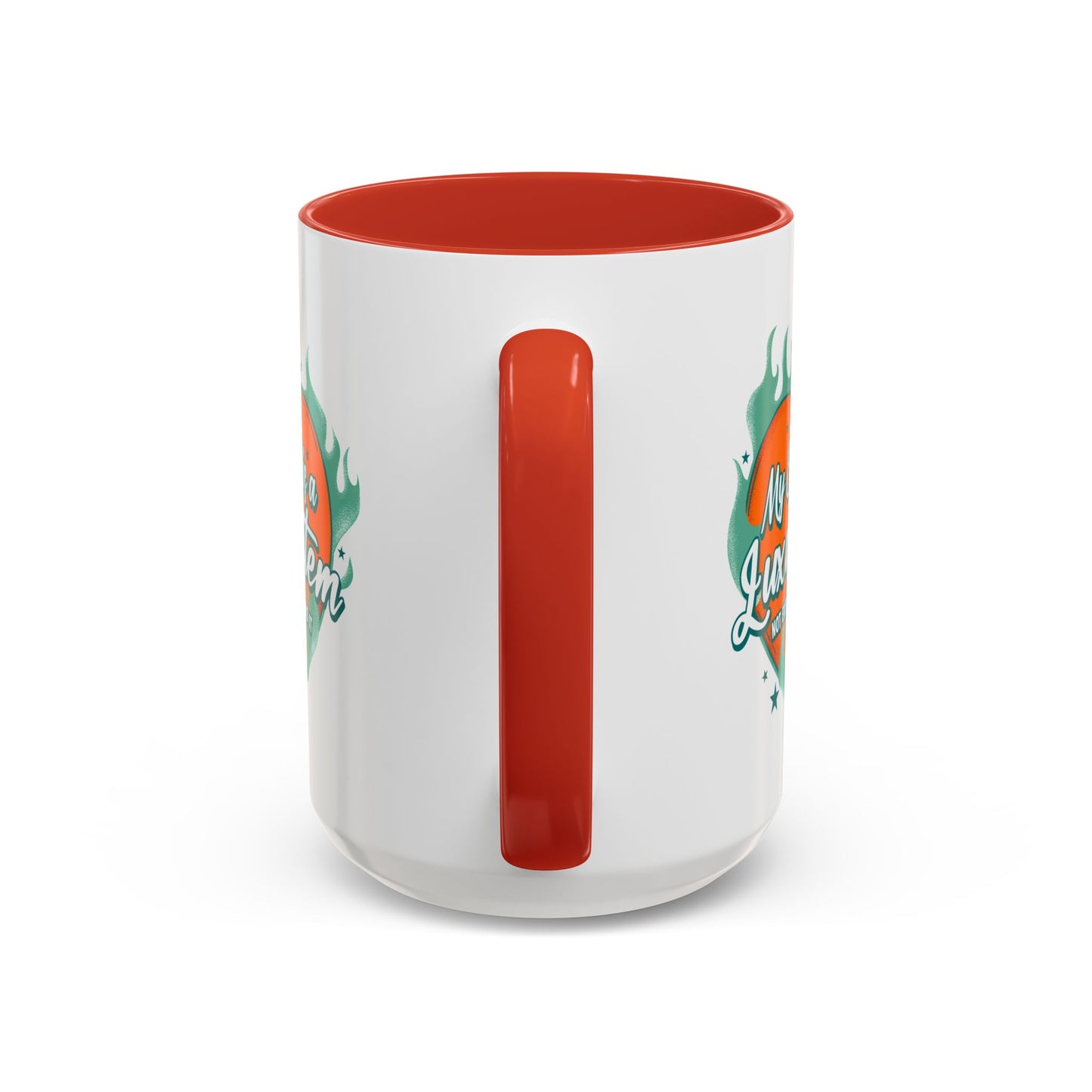 Customizable Accent Coffee Mug — "My Energy Is a Luxury Item" Heart Design