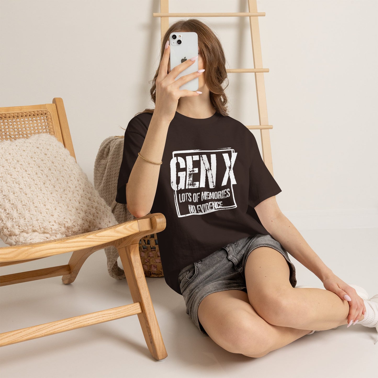 Gen X Tee — "Gen X: Lots of Memories, No Evidence" Vintage Retro Shirt